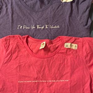 Fruit of the Loom Kids' Graphic Tees in Pink and Purple